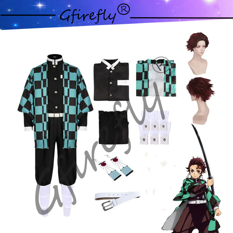 Anime Cosplay Sword - مجموعة ملابس تنكرية كامادو تانجيرو ،
