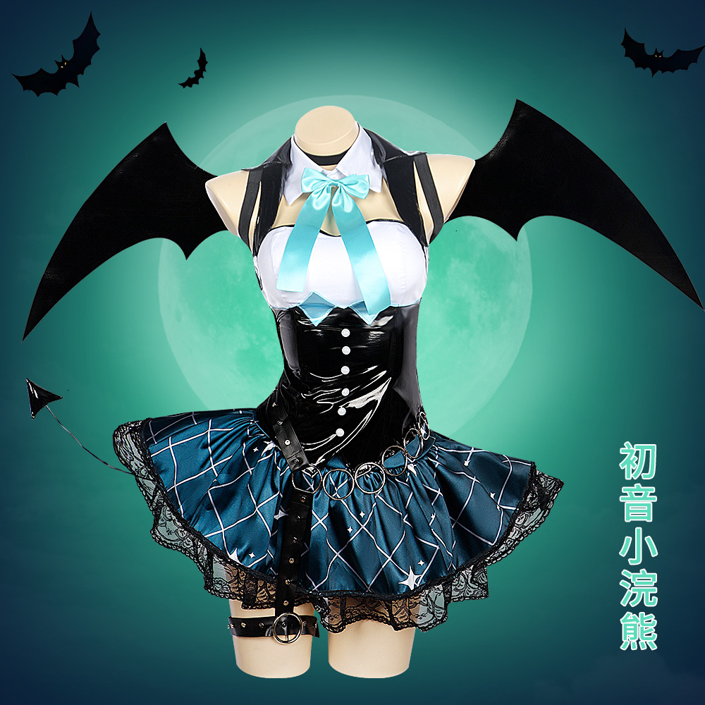 Anime Cosplay Miku - زي تنكري ديمون ميكو x راسكال