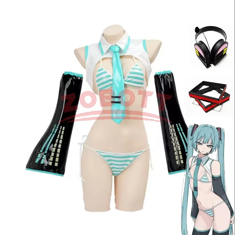 Anime Cosplay Miku - أزياء تنكرية لشخصية ميكو من الأنمي،