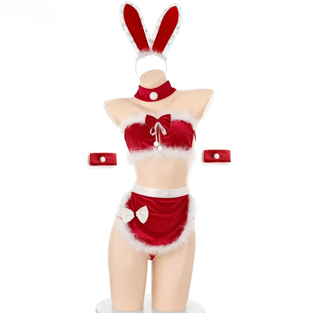 Anime Cosplay Bunny - عيد الميلاد الأرنب خادمة موحدة تأثيري