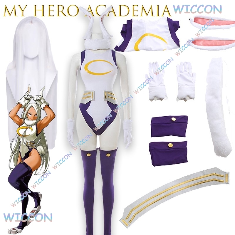 Anime Cosplay Bunny - Baina@MyHero Acade Mia Miruko أزياء تنكرية