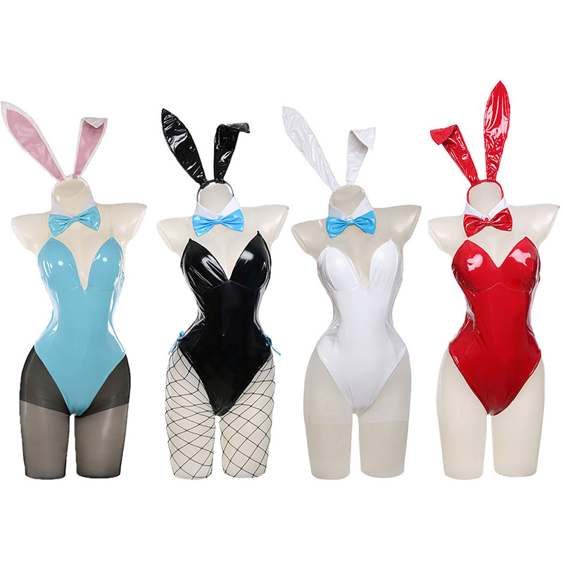 Anime Cosplay Bunny - أزياء كاكوداتي كارين الأرنب التأثيرية الأزرق
