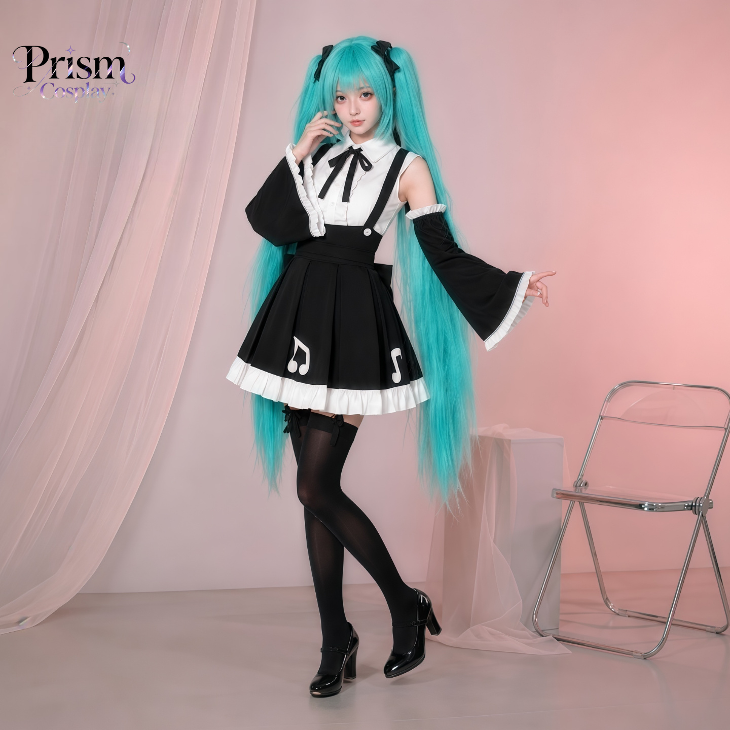 زي ميكو من Project DIVA: ملابس - مراجعة Anime Cosplay Miku وسعره
