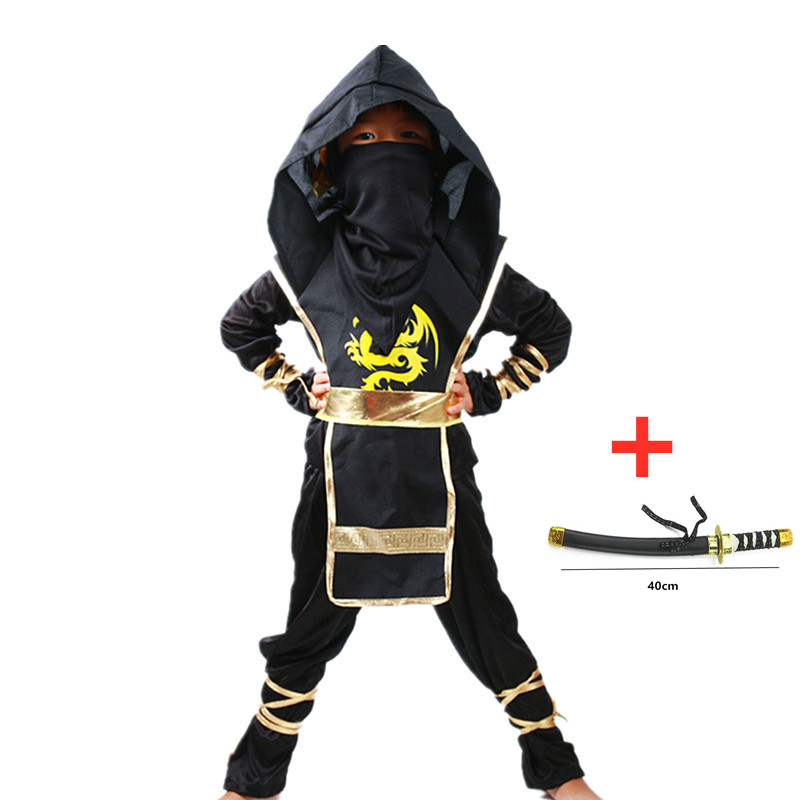 زي نينجا الفاخر للأولاد مع ملح - مراجعة Anime Cosplay Ideas Male وسعره
