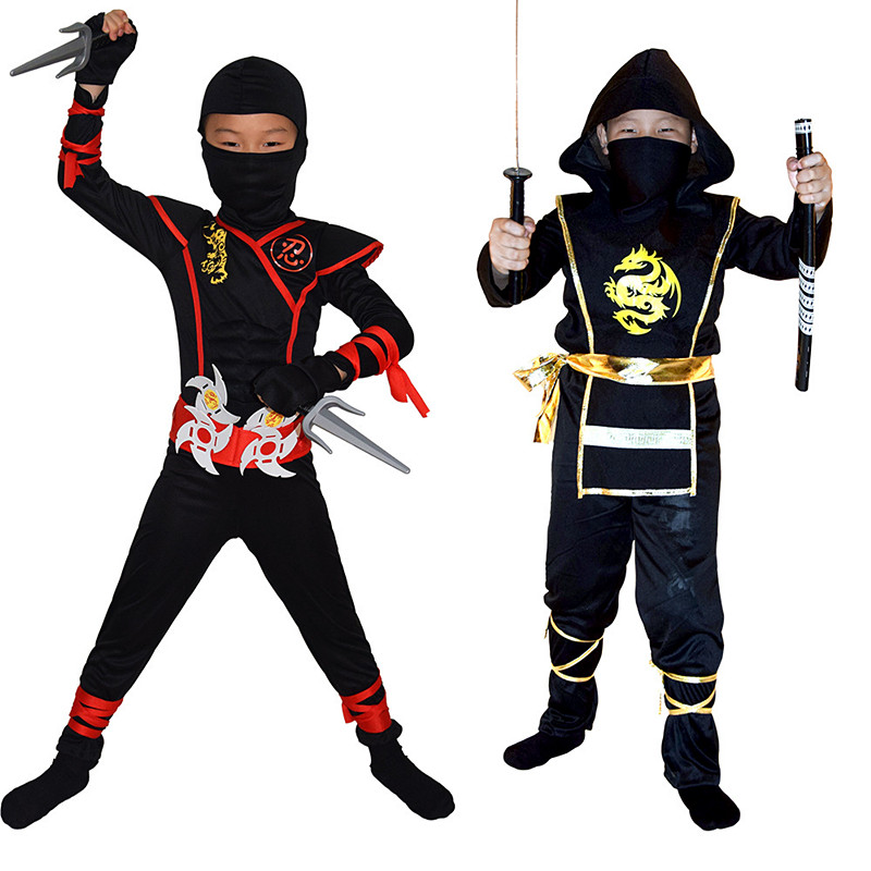 زي نينجا الفاخر للأولاد مع ملح - مراجعة Anime Cosplay Ideas Male وسعره