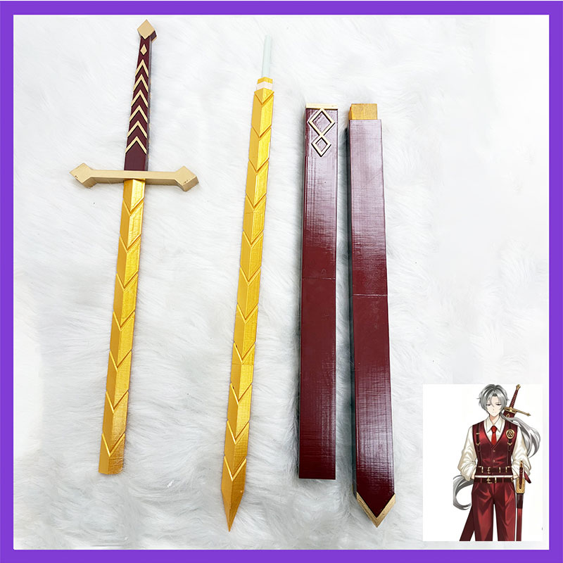 سيف مستقيم مع غمد لشخصية لوسيو - مراجعة Anime Cosplay Sword وسعره